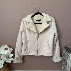 Elegant Cream Teddy Jacket